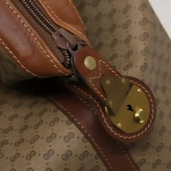 GUCCI Micro GG Supreme Boston Bag PVC Beige Gold - Picture 10 of 16